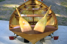Cedar Strip Canoes, wood canoe, canoe planking, paddles for sale