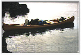 E. M. White canoe